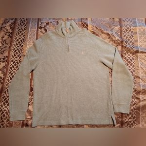 POlO BY RALPH LAUREN MEN'S LARGE HALF ZIP SWEATER